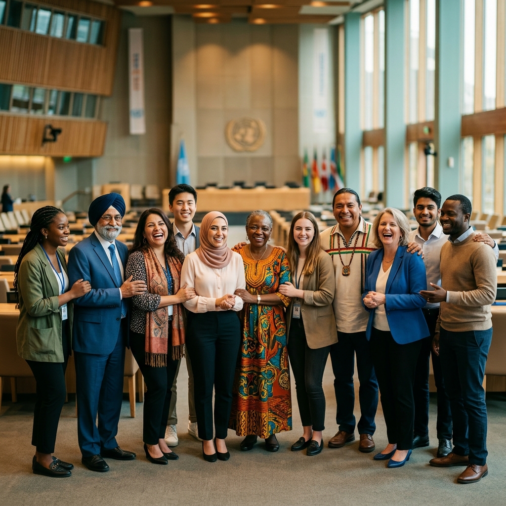 Diverse NGO Coalition members collaborating - Mission & Core Advocacy